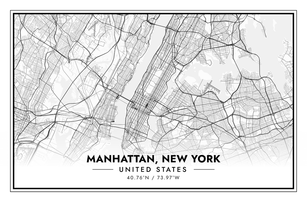 Printed poster – 36"x24" - modern - x24x36 - landscape - 20240402