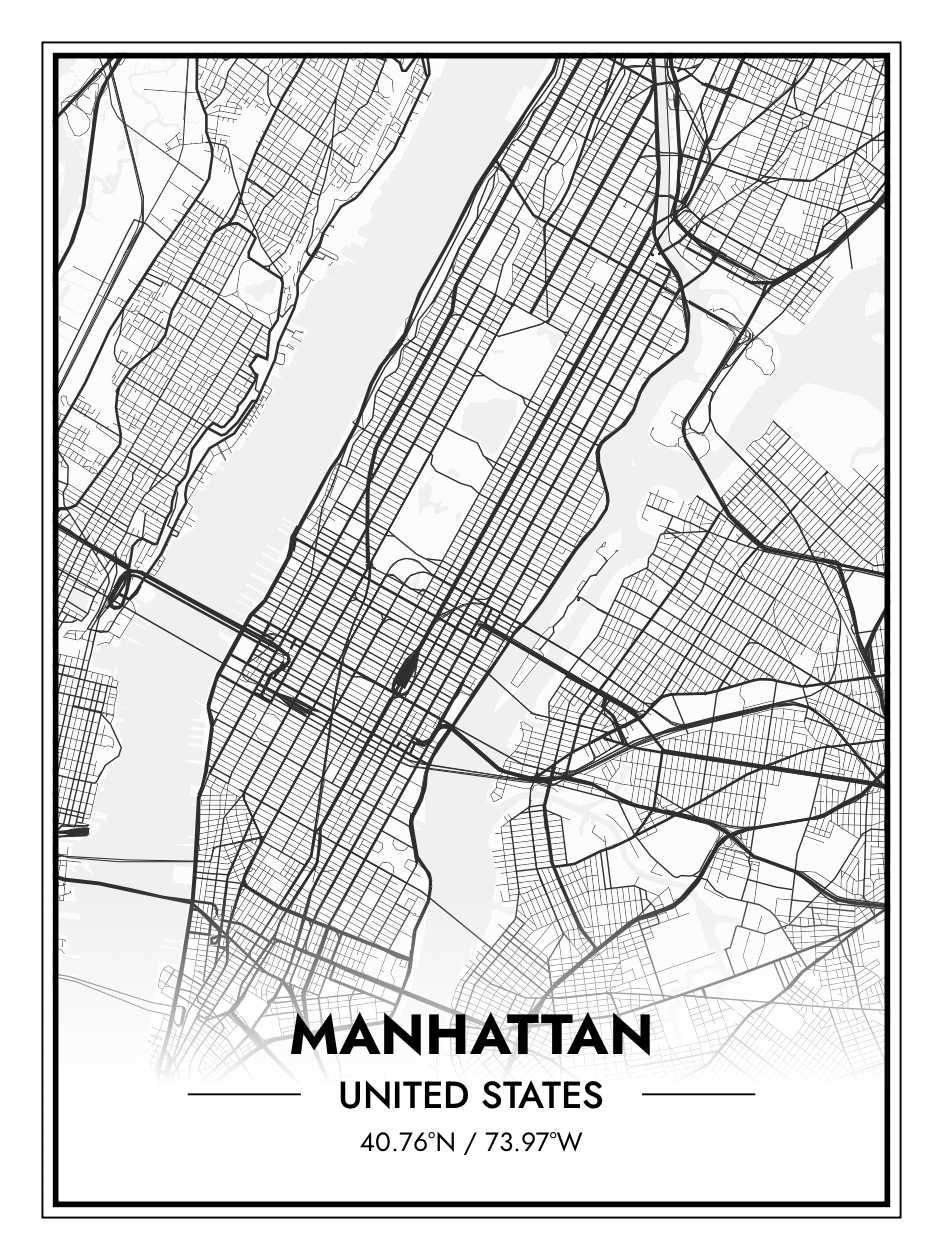 Printed poster – 24"x18" - modern - x18x24 - portrait - 20240722