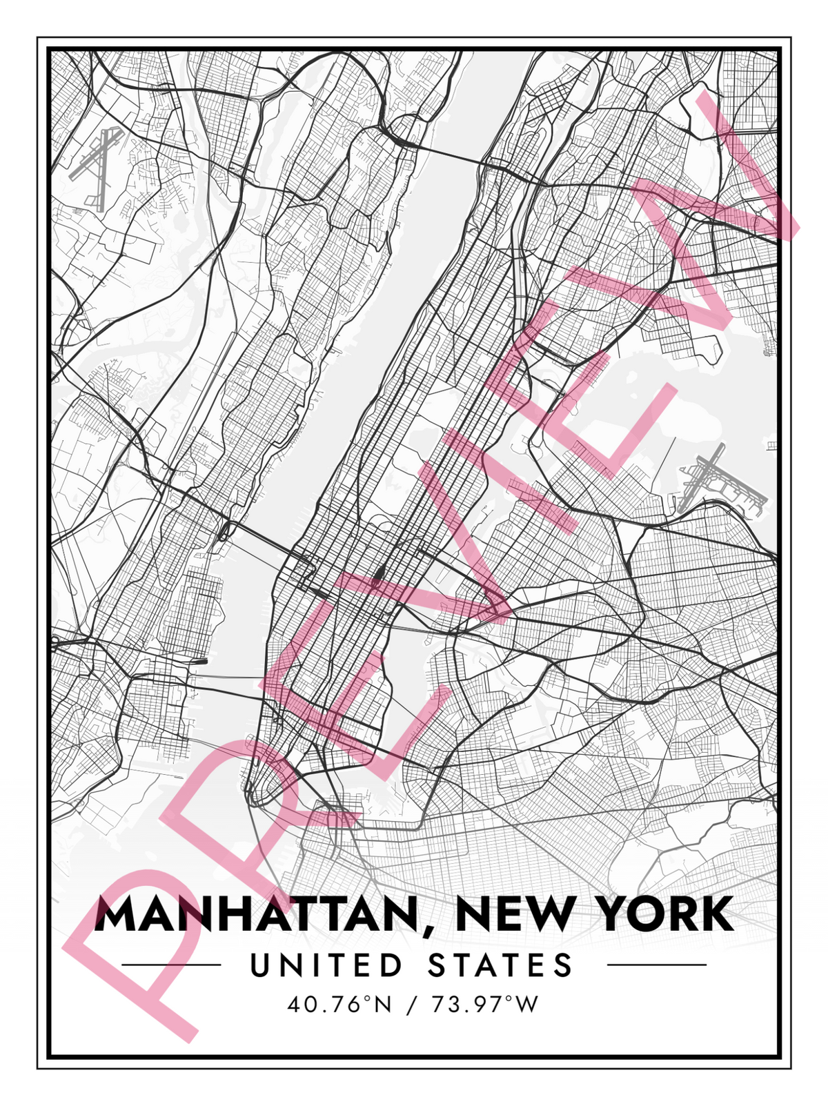 Printed poster – 24"x18" - modern - x18x24 - portrait - 20240308