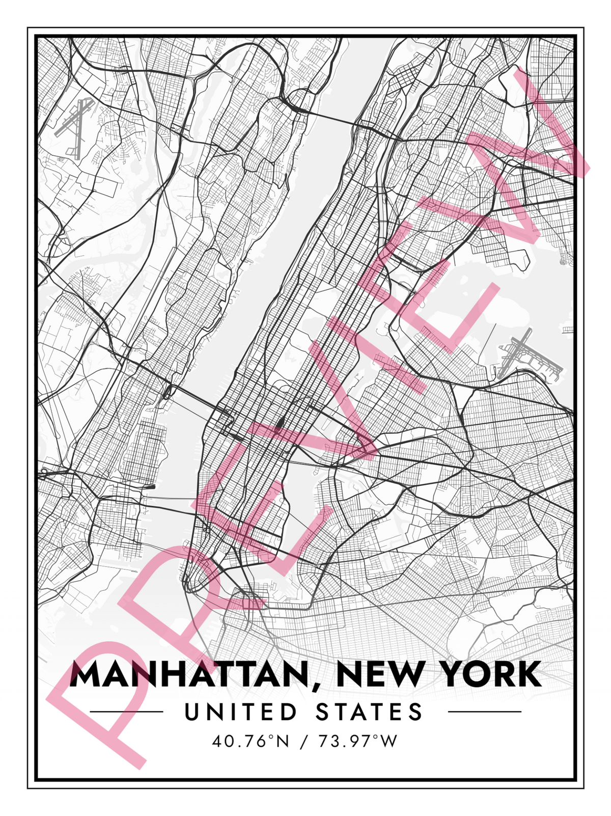 Printed poster – 24"x18" - modern - x18x24 - portrait - 20240305