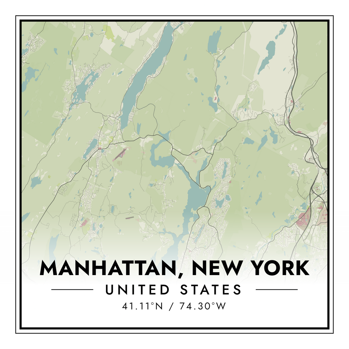 Printed poster – 18"x18" - classic - x18x18 - landscape - 20240404