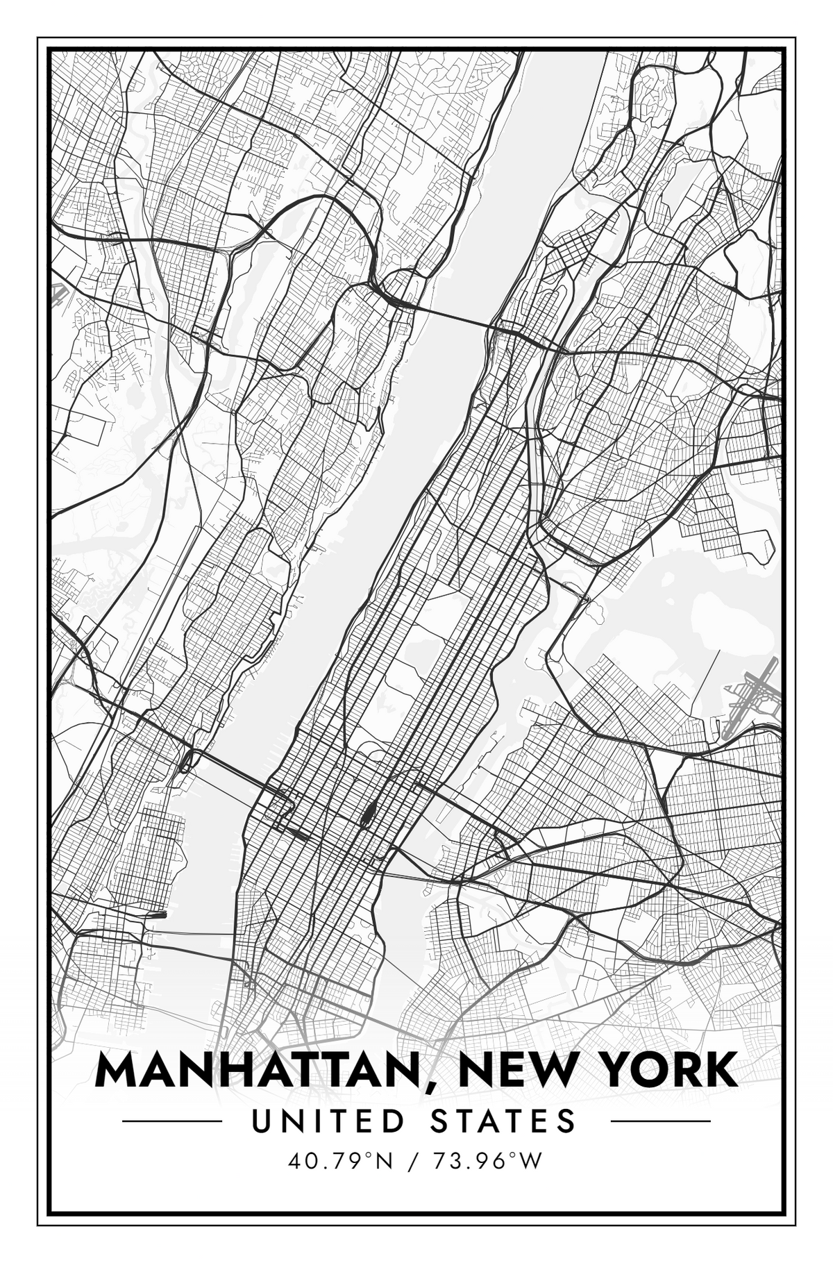 Printed poster – 36"x24" - modern - x24x36 - portrait - 20240404