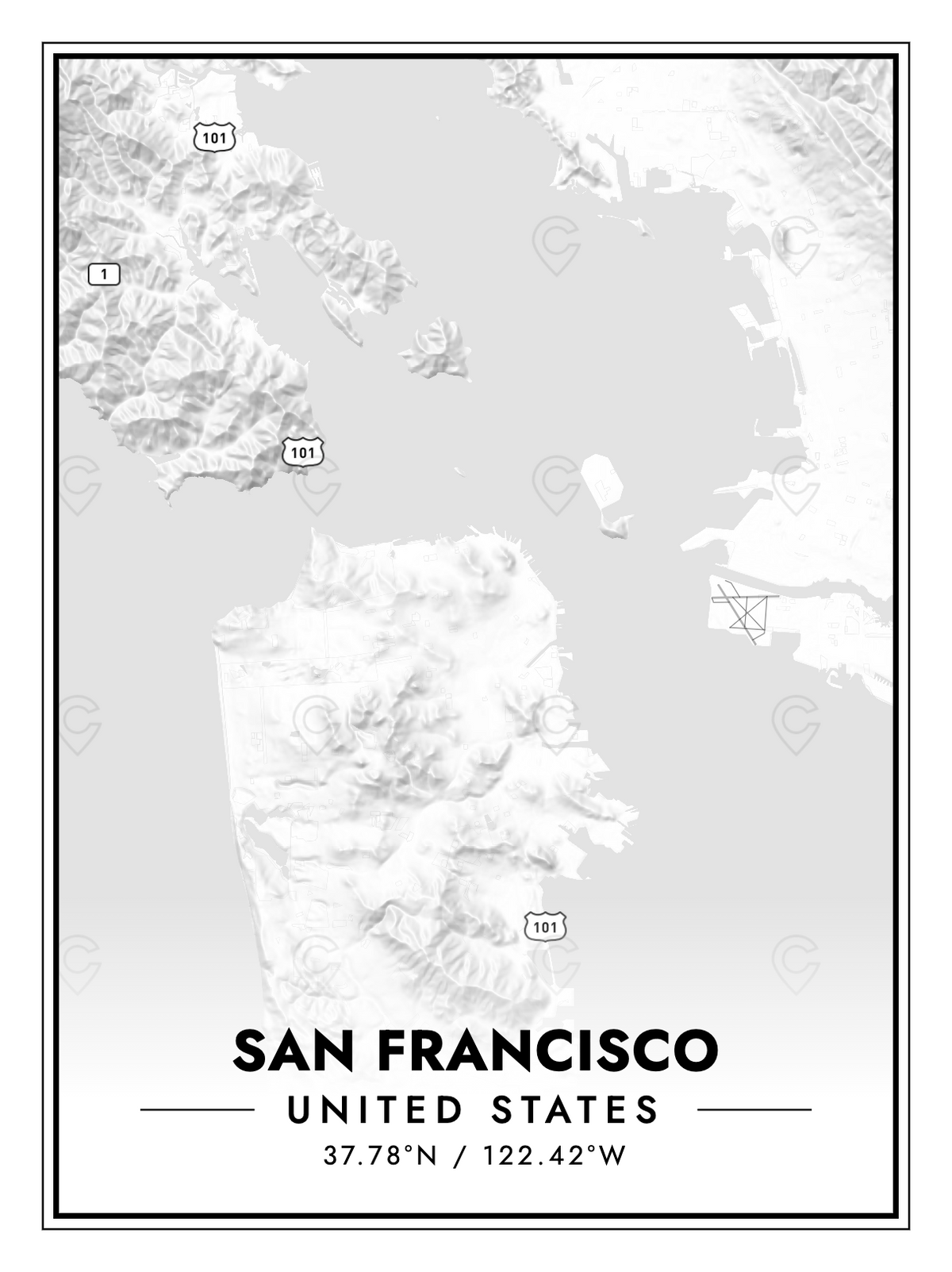 Printed poster – 24"x18" - modern - x18x24 - portrait - 20240716