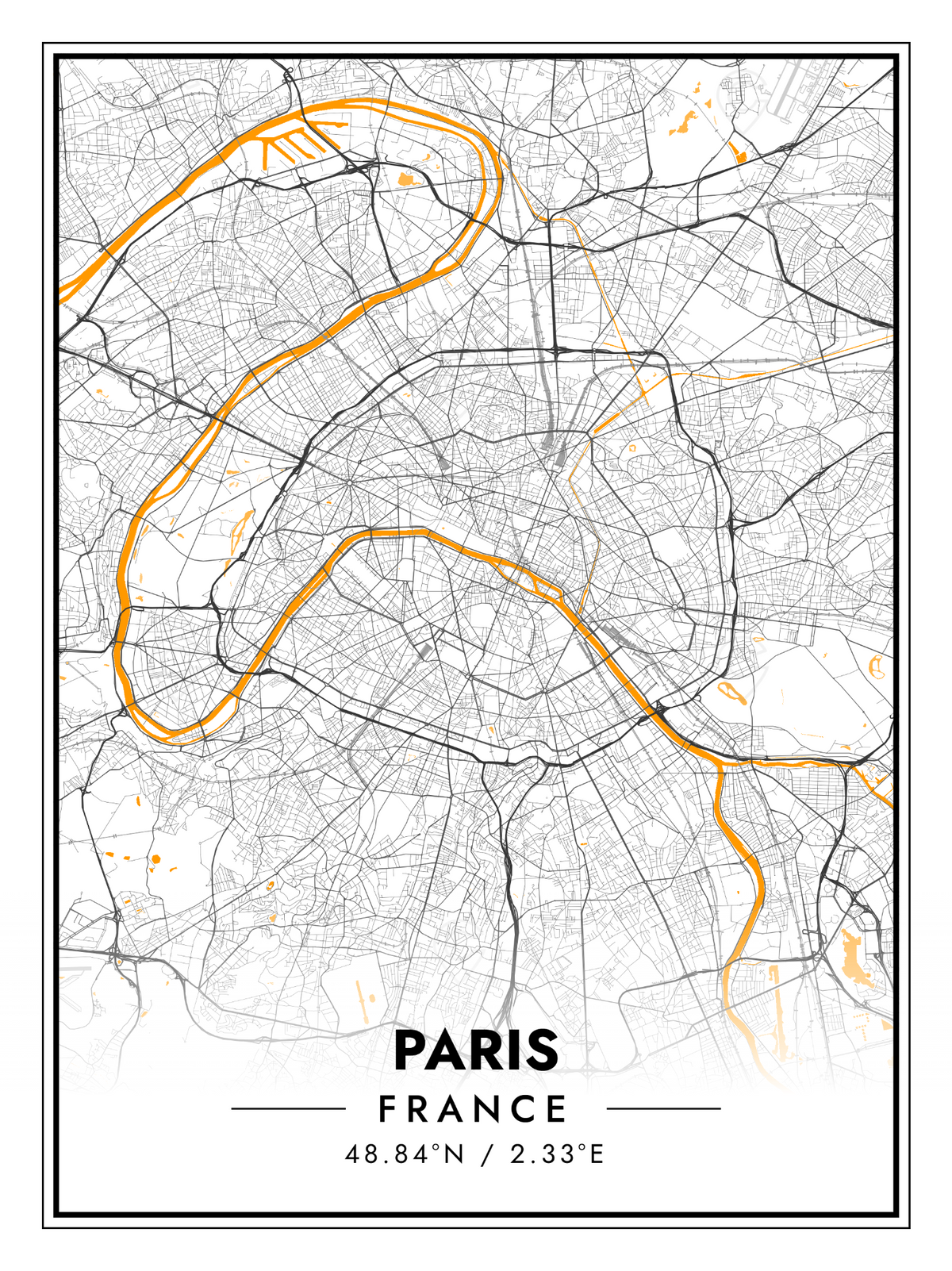 Printed poster – 24"x18" - modern - x18x24 - portrait - 20240705