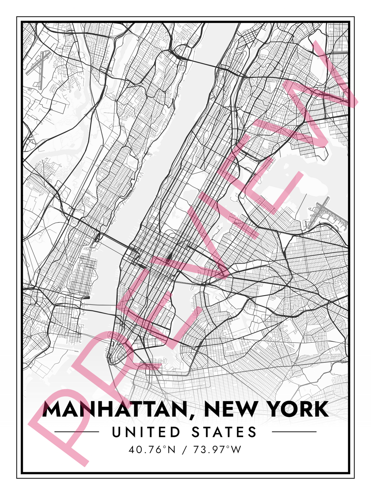 Printed poster – 24"x18" - modern - x18x24 - portrait - 20240305