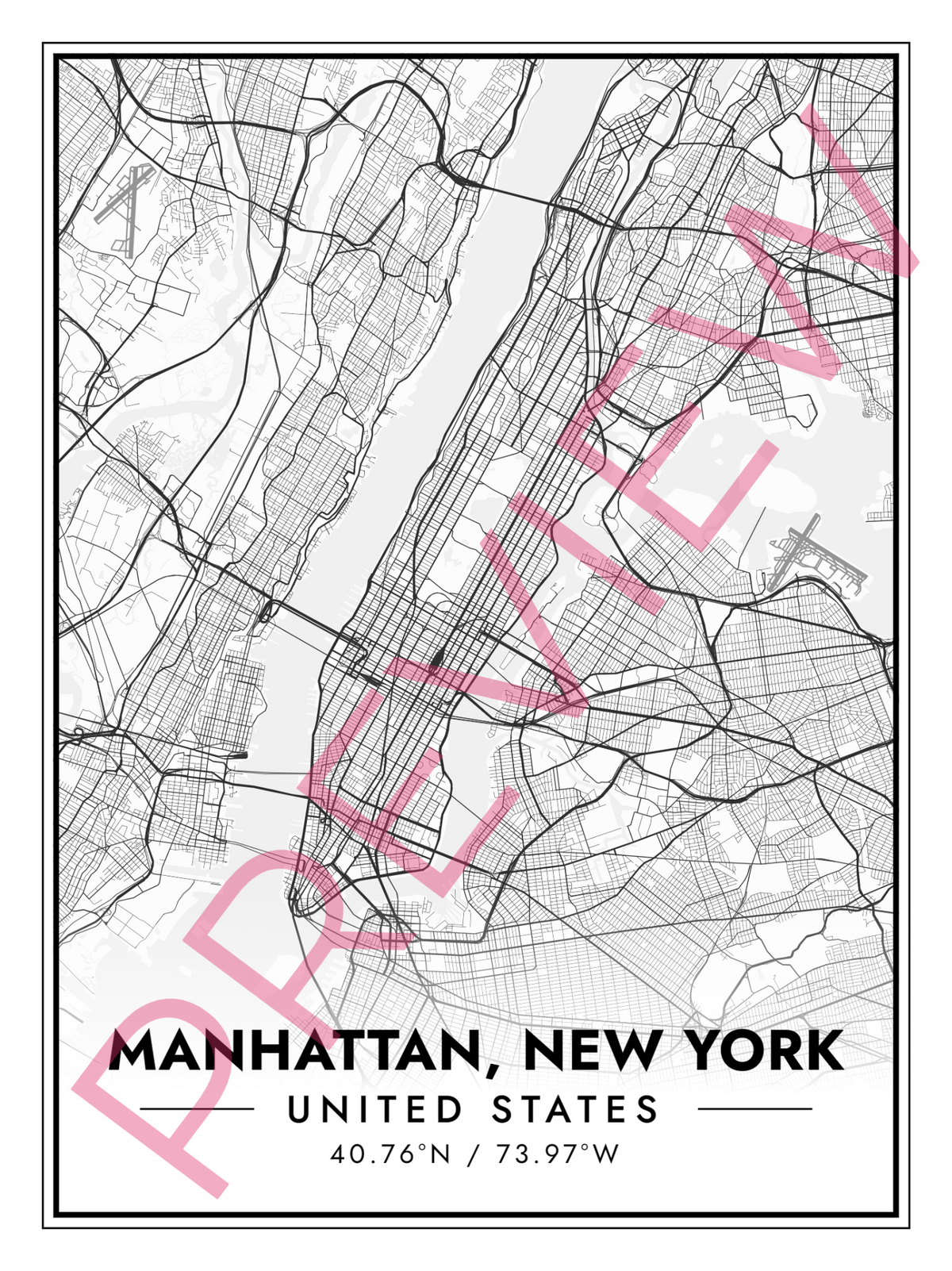Printed poster – 24"x18" - modern - x18x24 - portrait - 20240305