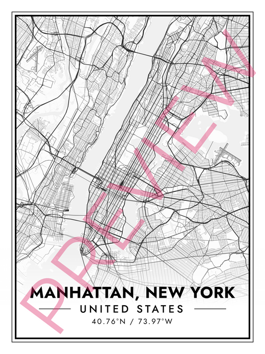 Printed poster – 24"x18" - modern - x18x24 - portrait - 20240305